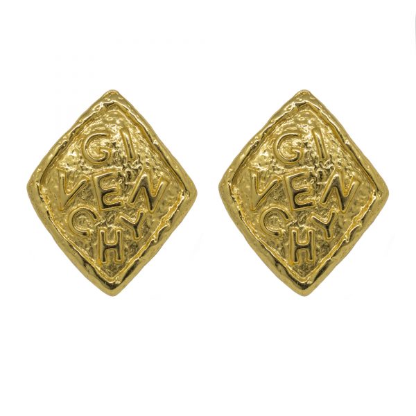 Vintage diamond shaped earrings