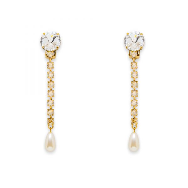 Embellished crystal earrings