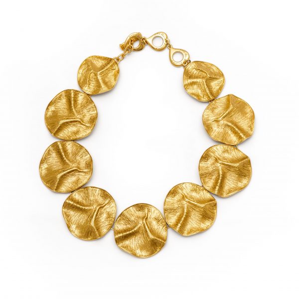 Vintage gold medallions necklace