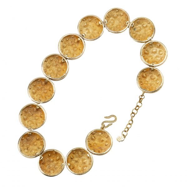 4element - Christian Dior - Vintage gold spheres necklace