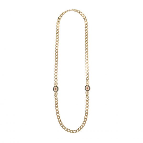 4element - Christian Dior - art deco long necklace