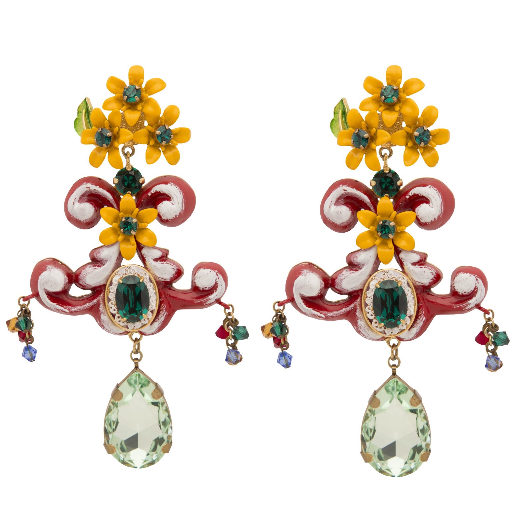 Statement chandelier ‘Carretto’ earrings